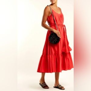 RHODE RESORT Lea Dress Red